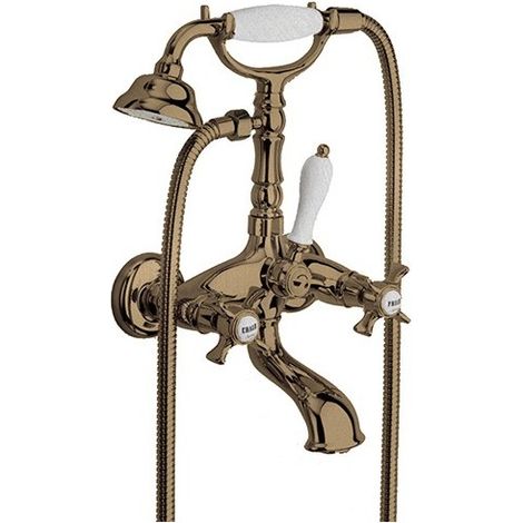 Bain/Douche Chambord + Accessoires Or Rose Brosse Pvd Robinetterie CHAMBORD - CRISTINA ONDYNA CH10234P (1/2)