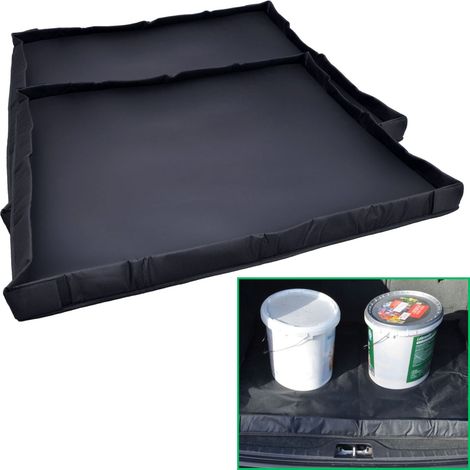 2x Universal Kofferraum-Schutzdecke 88x76cm Schwarz (1/5)