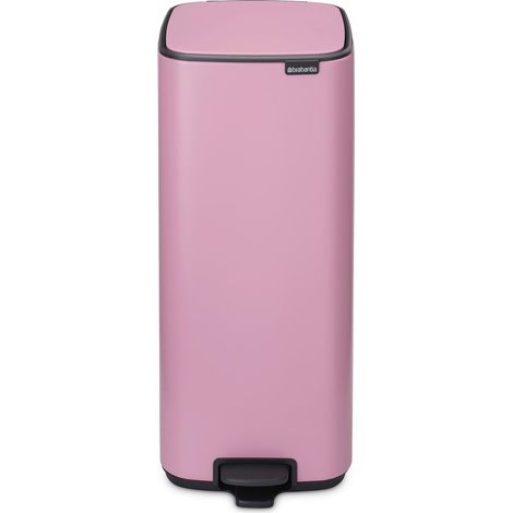 Poubelle Bo 30L (Rose lilas) – Poubelle cuisine à pédale à fermeture progressive – Système de tri des déchets facile à nettoyer avec seau amovible – Sacs-poubelle inclus (1/5)