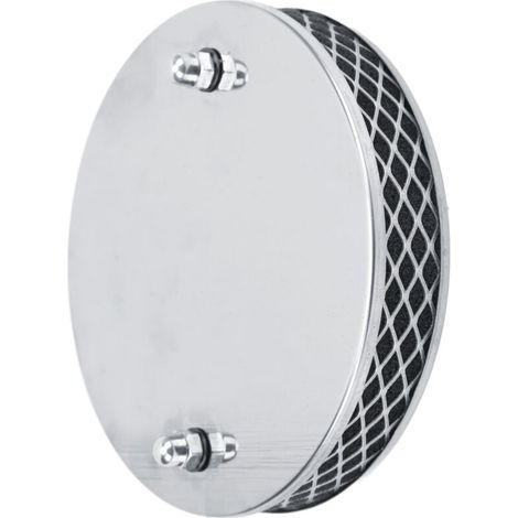 Filtro aria pancake ad alto flusso, elemento filtrante cromato A102 per carburatori SU HS4 da 1 pollice -Crezuo