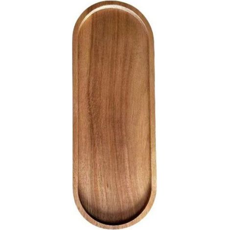 Plateau En Bois - Rond Ou Rectangulaire - Pour Dessert Thé Fruits - Format A2