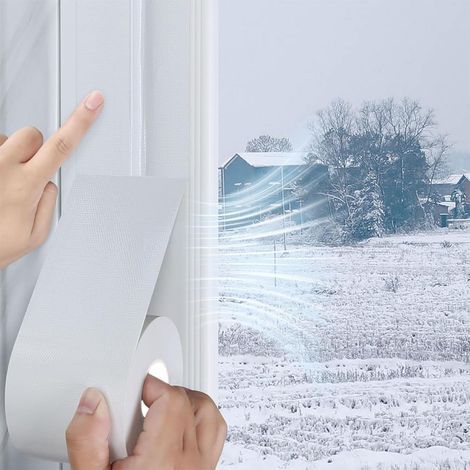 CCYKXA  window insulation against cold window seal thermal window insulation Seal Insulation Sealing Tape for Door and Window 5cm x 20m Weather Resistant Tape Self-Adhesive Sealing Strip.