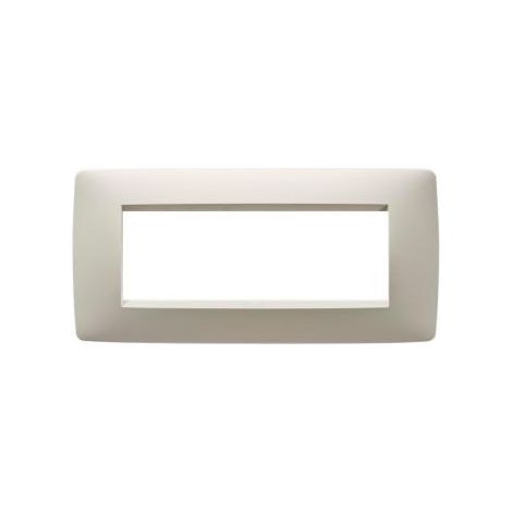 PLAQUE ONE 6P IVOIRE GEWISS GW16106TI