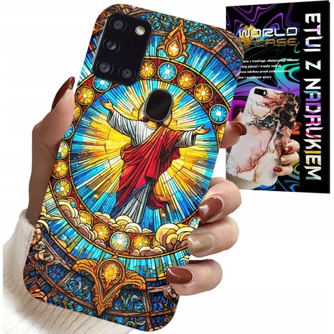 Custodia per Samsung Galaxy A21s - religione Gesù Cristianesimo + vetro (1/5)