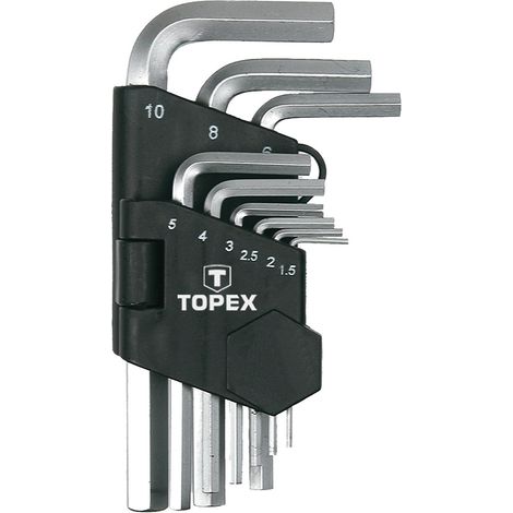 Sechskantschlüssel 1,5–10 mm, 9er-Set (1/2)
