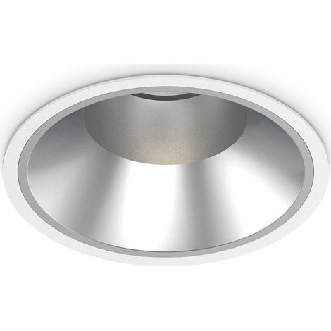 Faretto Incasso Off Alluminio Bianco Led 42W 3000K Luce Calda (1/2)