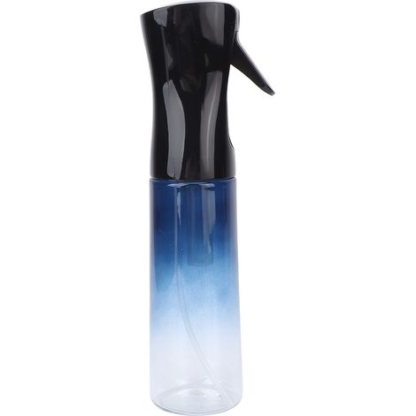 Flacon pulvérisateur réutilisable à dégradé bleu continu pour coiffure, nettoyage, jardinage, soins de la peau, 300 ml (1/5)