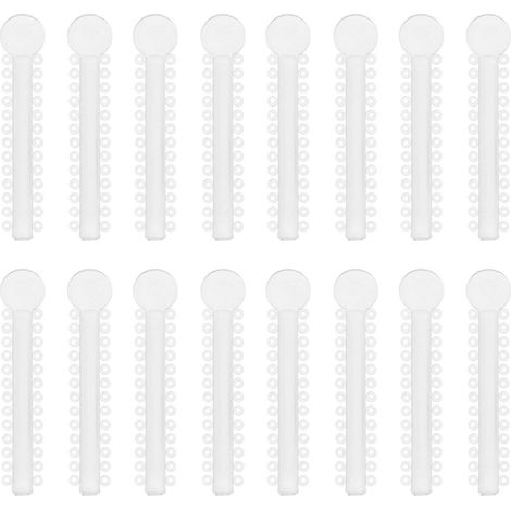 Lot de 40 élastiques orthodontiques de rechange pour ligatures.-6.5x1.5x0.4cm