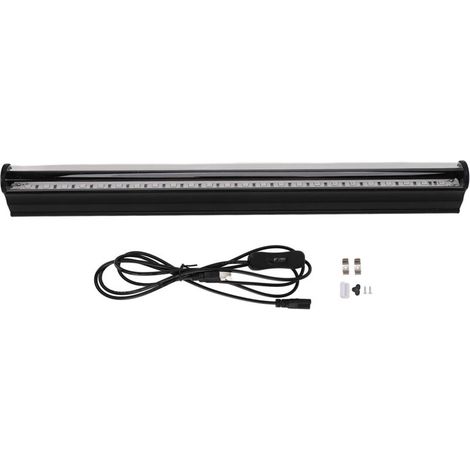 Jeffergarden Tube à lumière noire LED UVA 380 à 400 nm, longueur 29 cm, alimentation USB 5 V