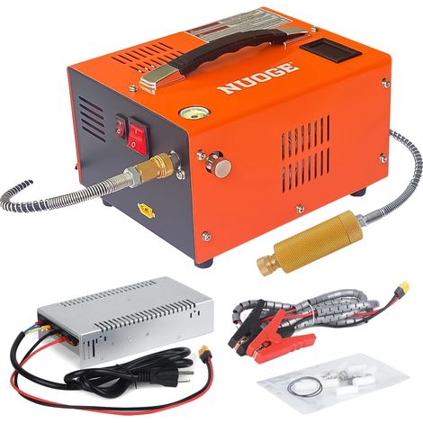 Compresseur d'air PCP, pression de 4500Psi, refroidissement par ventilateur intégré (1/2)