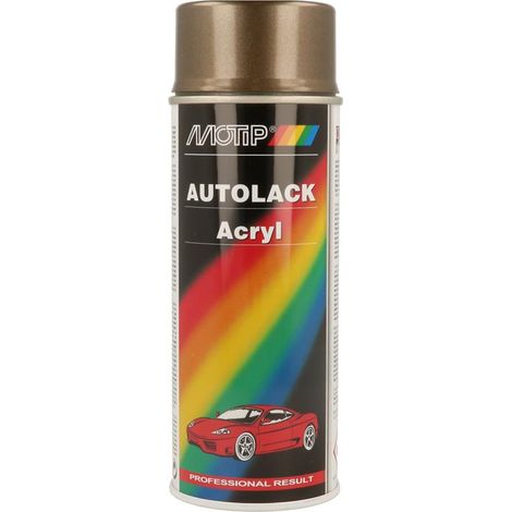 Peinture acrylique métallisée 400ml – Séchage rapide – Fort pouvoir couvrant – Pour métal, bois, verre et céramique – Motip