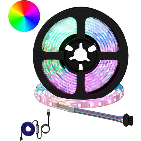 LED Streifen 2 pcs Schwarz und Transparent 1700 mm