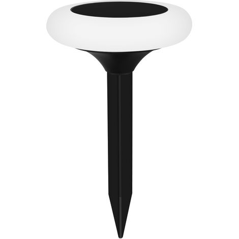 10 LED RGB con degradado de color, para insertar en el suelo, para terraza, jardín o césped. (1/5)