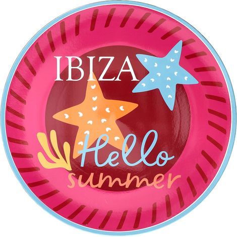 Tognana Sottopiatto Ibiza Serving Summer Time  33 Cm Decorativo Polipropilene Fucsia