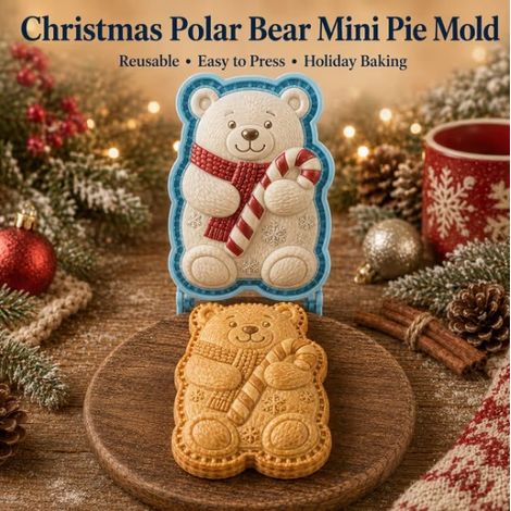 Pratique, tendance et portable, la nouvelle collection de moules à mini-tartes de Noël - Petit Ours Blanc -