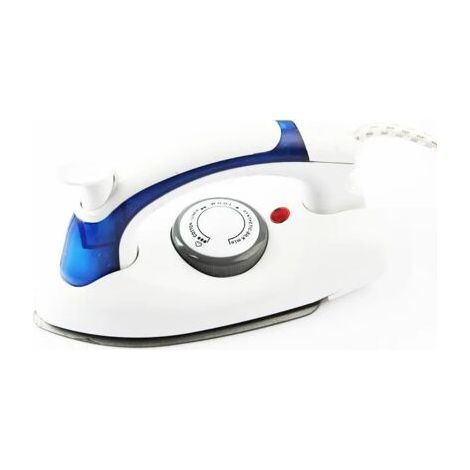 Sollbry Fer de Voyage, 700W Mini poignée Pliante Portable à Vapeur Portable Contrôle de la température réglable antiadhésif avec fusible et Thermostat Petit Vapeur Compact de Voyage (1/5)