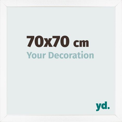 yd. - Cadre photo 70x70 - Blanc Mat - MDF - Bologna (1/5)