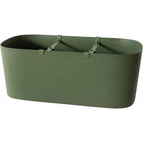 Fioriera Kos Eco Green 78 cm - Verde Foresta (1/2)
