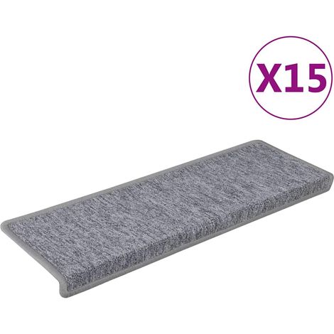 Maison Exclusive - Stufenmatten 15 Stk. 65x21x4 cm Hellgrau Recht (1/5)