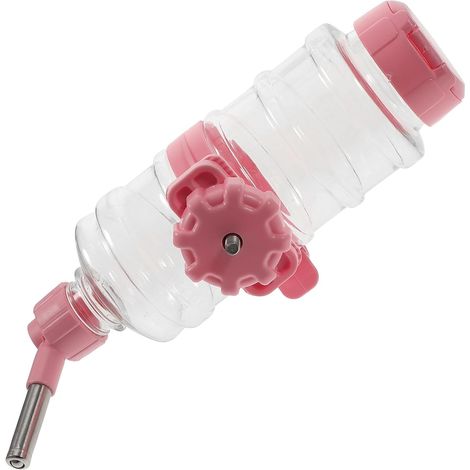 Distributeur d'eau Automatique Système Anti-Fuite 473ml Suspendu Biberon en Plastique pour Hamster et Petits Animaux Maison Transport (1/5)
