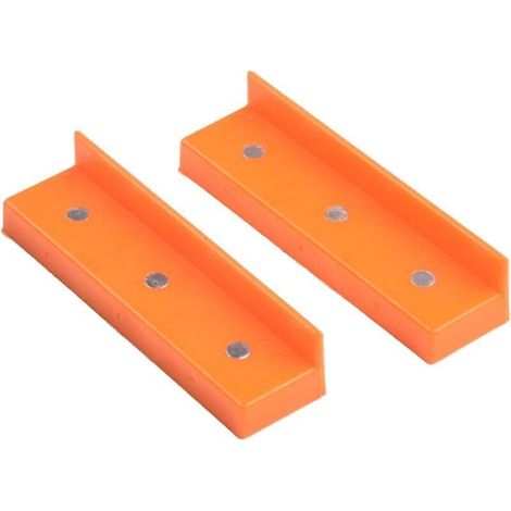 Ecleanfy - 2 Pièces Mâchoires magnétiques en caoutchouc souple pour étau d'établi protègent le bois et le métal tout en le maintenant fermement en place pendant les projets (10,2 cm) (1/4)