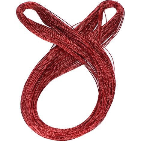 Mèches de cheveux Tinsel Rouge Vif, Sûres et Fiables, Belles et Durables, Extensions Décoratives pour Fêtes et Défilés de Mode (1/5)