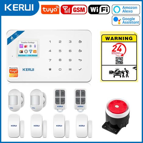 (Pack 3) Système d'alarme de sécurité Tuya Smart WiFi GSM, compatible avec Alexa Home, antivol (1/5)