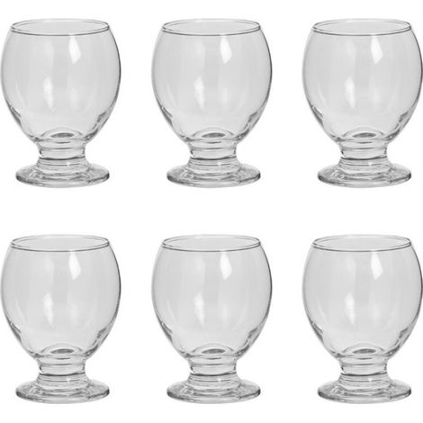 Lot de 6 Verres à Vin "Enric" 28cl Transparent