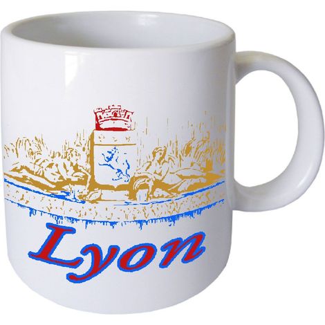 Tasse en céramique Lyon Cbkreation