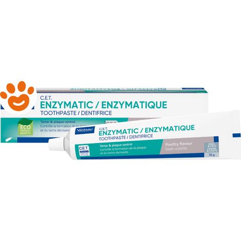 Virbac Dog&Cat Dentrifricio Enzimatico - Confezione 70 Gr - Igiene Cane