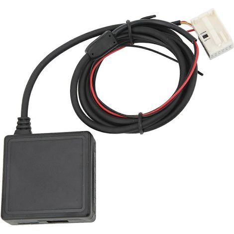 Adaptateur Bluetooth avec entrée AUX, amplificateur, filtre anti-parasites, adaptateur mains libres audio sans fil (remplacement)