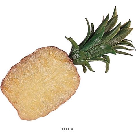 Demi Ananas artificiel petit modèle en Plastique soufflé H 210x100 mm
