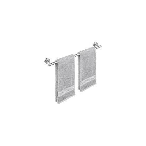 Porte-serviettes de salle de bain mural 60 cm, porte-serviettes de douche porte-serviettes en acier inoxydable SUS304 poli brossé porte-serviettes (1/4)