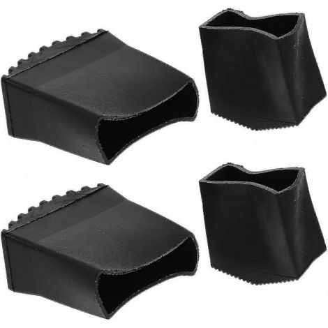 Lot de 4 patins antidérapants pour escabeaux, protections en caoutchouc pour escabeaux, protections de sol antidérapantes pour plus de sécurité (1/3)