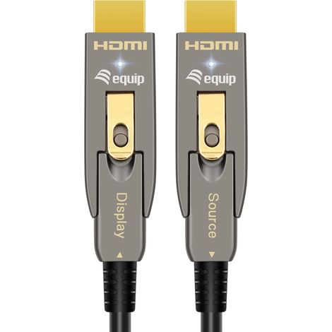 CABLE HDMI 2.1 EQUIP 119472 DESMONTABLE HDMI A + MICRO HDMI 15m 8K 60Hz