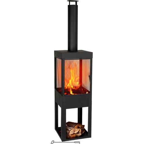 BBQ Collection Brasero Noir H194xl44xL47cm