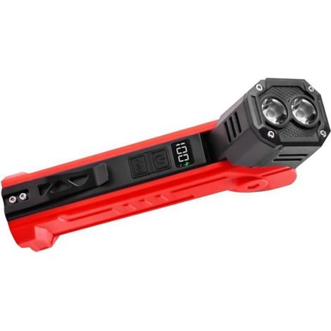 Lampe De Travail LED Rechargeable - Base Magnétique Puissante - Rotation 180° - IPX4 - USB-C - 1500 mAh - Pour Réparation Auto Camping Chantier - 1 Pièce (1/5)