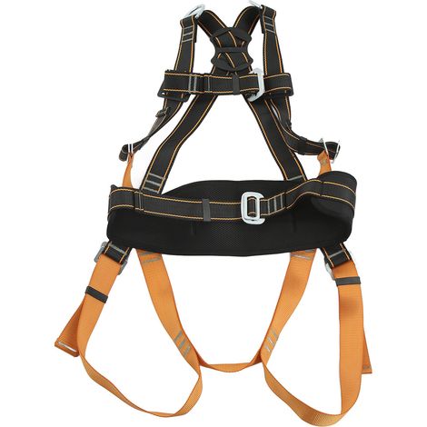 Harnais d'escalade, corde de sécurité pour travaux aériens en extérieur, équipement d'escalade en polyester pour le sauvetage incendie (1/5)