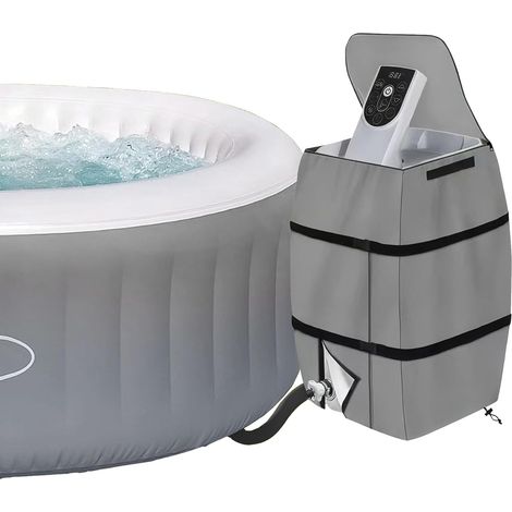 Heating Pump Cover, Spa Heating Pump Cover, 43 x 38 x 54 cm, Waterproof Spa Heater Cover, Portable Spa Heater Pump Cover (1/5)