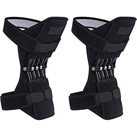pair Genouillère de protection Booster Power Joint Support Genouillère Support Genouillère Power Lift Rebound Spring Force Genouillère Booster Protection Genou (1/5)