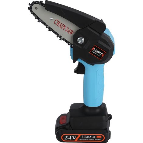 Tronçonneuse électrique sans fil 4en1, ouverture large, outil de jardin rechargeable, prise UE 100-240V, scie à batterie puissante (1/5)