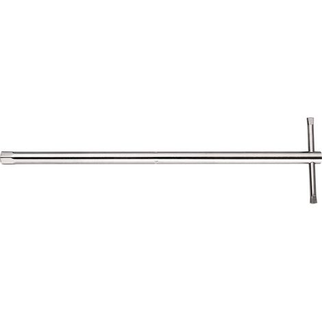 Llave  de  tubo  SW  10mm  L.400mm  con  mango  en  T  cromado  TECWERK (1/2)