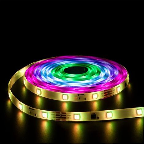 5 Meter langes LED RGB-Band, mit Bluetooth und Fernbedienung