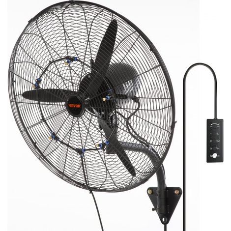 Ventilateur brumisateur mural - 61 - 6 cm ventilateur industriel (1/5)