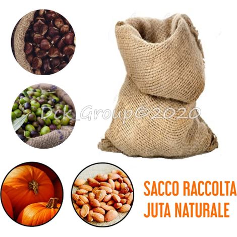 SACCO per la raccolta di prodotti in agricoltura in YUTA 58X102 cm