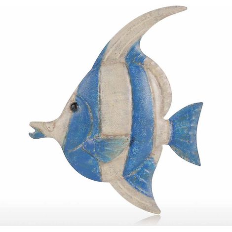 Fisch-Wandbehang, 6-teilige Wanddekoration aus Eisen, kreatives Ornament, Kunsthandwerk, Wanddekoration, Wandbehang, Meeresleben