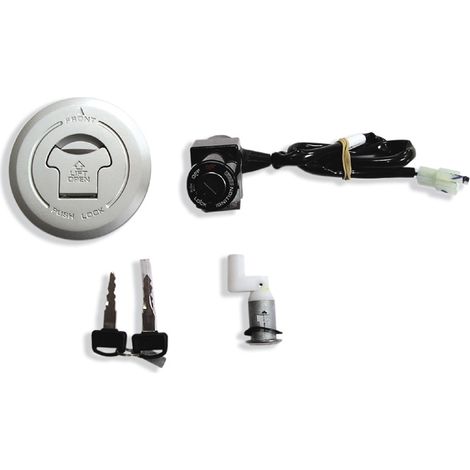 Kit de contacteur d'allumage Tecnium Vicma pour Honda CBR 125R 04-05 : contacteur, capuchon, verrou (1/3)