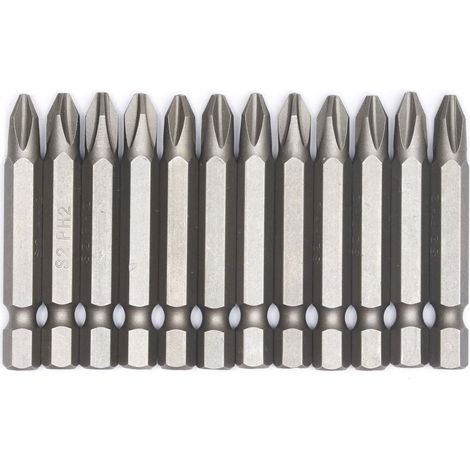 TrendLine Bit-Set in Box 12-teilig Länge: 50 mm Schrauberbits PH 2