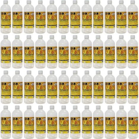 Bioetanolo 48 Taniche 1L per Biocamini e Stufe Combustibile Naturale