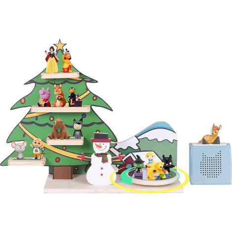 Étagère magnétique, pour Tonie Box et Tonies, avec Plateau Rotatif Amovible, Jusqu'à 12-15 Tonies, Étagère autoportante pour boîte à Musique pour Enfant, Décoration de Noël (1/5)